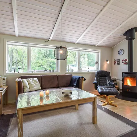 Lovely Home In Give With Sauna